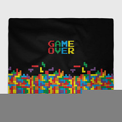 Плед флисовый Game over, цвет: 3D-велсофт