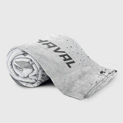 Плед флисовый Haval - white gradient по-горизонтали, цвет: 3D-велсофт — фото 2