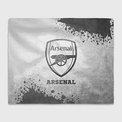 Плед флисовый Arsenal - white gradient, цвет: 3D-велсофт