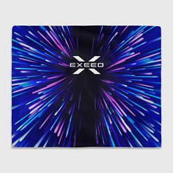 Плед флисовый Exeed neon energy, цвет: 3D-велсофт