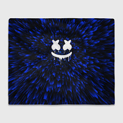 Плед флисовый Marshmello blue energy, цвет: 3D-велсофт