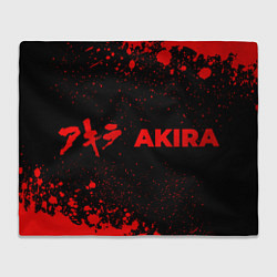 Плед флисовый Akira - red gradient по-горизонтали, цвет: 3D-велсофт