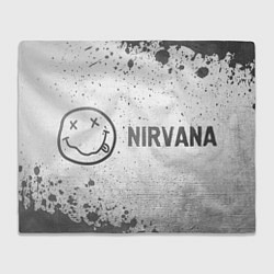 Плед флисовый Nirvana - white gradient по-горизонтали, цвет: 3D-велсофт