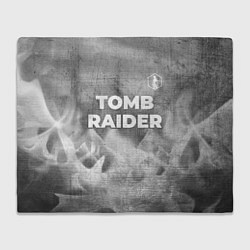 Плед Tomb Raider - grey gradient посередине