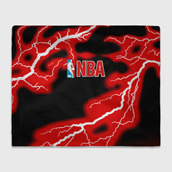 Плед флисовый NBA шторм, цвет: 3D-велсофт