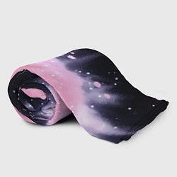 Плед флисовый Розовая текстура с лепестками, цвет: 3D-велсофт — фото 2