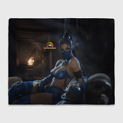 Плед флисовый Загадочная Китана, цвет: 3D-велсофт