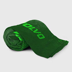 Плед флисовый Volvo - green gradient по-горизонтали, цвет: 3D-велсофт — фото 2