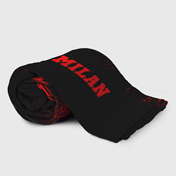 Плед флисовый AC Milan - red gradient по-горизонтали, цвет: 3D-велсофт — фото 2