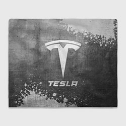 Плед флисовый Tesla - grey gradient, цвет: 3D-велсофт