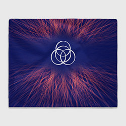 Плед флисовый Elden Ring red energy, цвет: 3D-велсофт