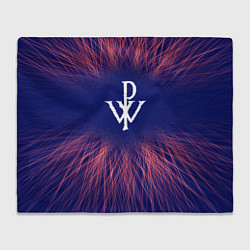 Плед флисовый Powerwolf red energy, цвет: 3D-велсофт
