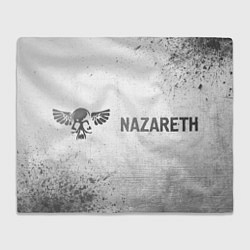 Плед флисовый Nazareth - white gradient по-горизонтали, цвет: 3D-велсофт