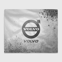 Плед флисовый Volvo - white gradient, цвет: 3D-велсофт