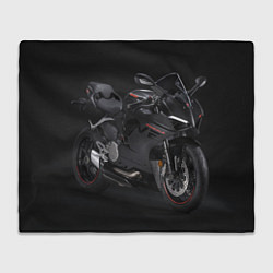 Плед флисовый Ducati panigale v2, цвет: 3D-велсофт
