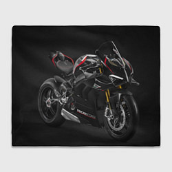 Плед флисовый Ducati panigale v4, цвет: 3D-велсофт