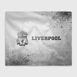 Плед флисовый Liverpool - white gradient по-горизонтали, цвет: 3D-велсофт