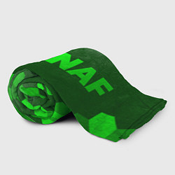 Плед флисовый FNAF - green gradient по-горизонтали, цвет: 3D-велсофт — фото 2