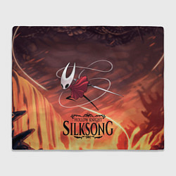 Плед флисовый Герой Hollow knight silksong, цвет: 3D-велсофт