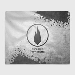 Плед флисовый Thousand Foot Krutch - white gradient, цвет: 3D-велсофт