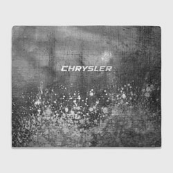 Плед флисовый Chrysler - grey gradient посередине, цвет: 3D-велсофт
