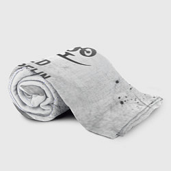 Плед флисовый Led Zeppelin - white gradient, цвет: 3D-велсофт — фото 2