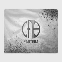 Плед флисовый Pantera - white gradient, цвет: 3D-велсофт