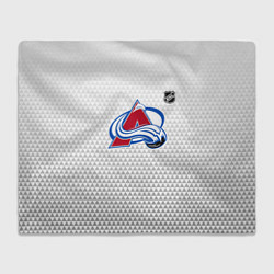 Плед флисовый Колорадо Эвеланш - белый геометрический градиент, цвет: 3D-велсофт