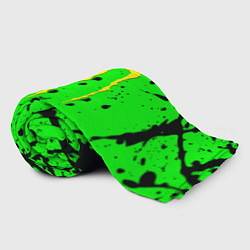 Плед флисовый Monster energy кислотные брызги, цвет: 3D-велсофт — фото 2