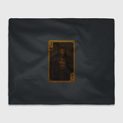 Плед флисовый Иггран Сиф: валет червей, цвет: 3D-велсофт