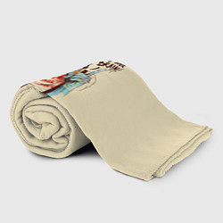 Плед флисовый Включи мозги, цвет: 3D-велсофт — фото 2