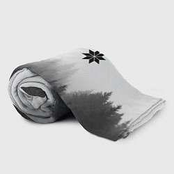 Плед флисовый Лес - это мой храм, цвет: 3D-велсофт — фото 2