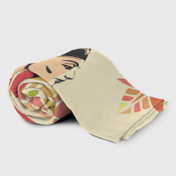 Плед флисовый Нефертити, цвет: 3D-велсофт — фото 2