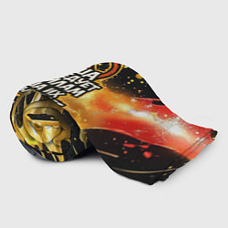 Плед флисовый Саша не следует правилам - Саша их устанавливает, цвет: 3D-велсофт — фото 2