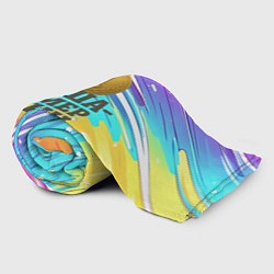 Плед флисовый Медаль Саша номер один, цвет: 3D-велсофт — фото 2