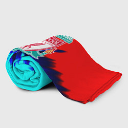 Плед флисовый Ливерпуль краски текстура, цвет: 3D-велсофт — фото 2