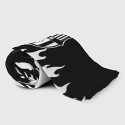 Плед флисовый Барселона белый огонь, цвет: 3D-велсофт — фото 2