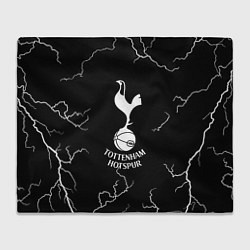 Плед флисовый Тоттенхэм Хотспур молнии, цвет: 3D-велсофт