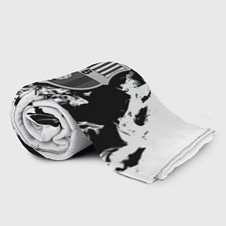 Плед флисовый Juventus белый дым, цвет: 3D-велсофт — фото 2