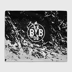 Плед флисовый Borussia белые краски, цвет: 3D-велсофт