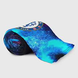 Плед флисовый Челси неоновый космос, цвет: 3D-велсофт — фото 2