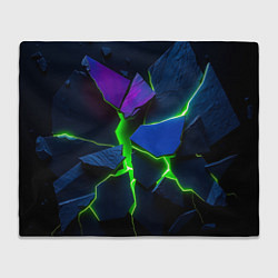 Плед флисовый Neon tile, цвет: 3D-велсофт