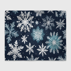 Плед флисовый Снежное небо, цвет: 3D-велсофт