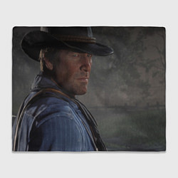 Плед флисовый Артур Морган, цвет: 3D-велсофт