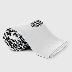 Плед флисовый Ювентус паттерн люди, цвет: 3D-велсофт — фото 2