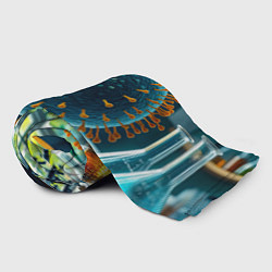 Плед флисовый Вирус в лаборатории, цвет: 3D-велсофт — фото 2