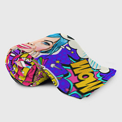 Плед флисовый Pop art, цвет: 3D-велсофт — фото 2
