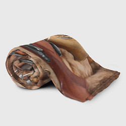 Плед флисовый Охотничье снаряжение, цвет: 3D-велсофт — фото 2