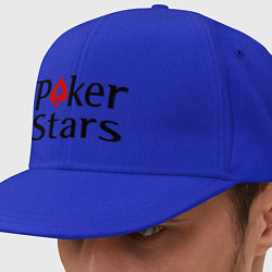 Кепка-снепбек Poker Stars, цвет: синий