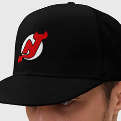 Кепка-снепбек New Jersey Devils, цвет: черный